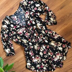 Floral Ruffled Romper